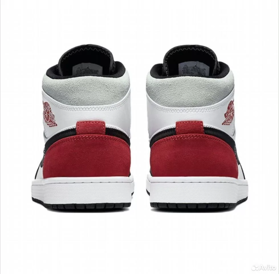 Кроссовки Nike Air Jordan 1 Mid Black Toe - миниатюра 5