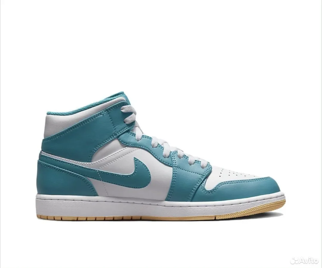 Кроссовки Nike Air Jordan 1 Mid Aquatone - миниатюра 2