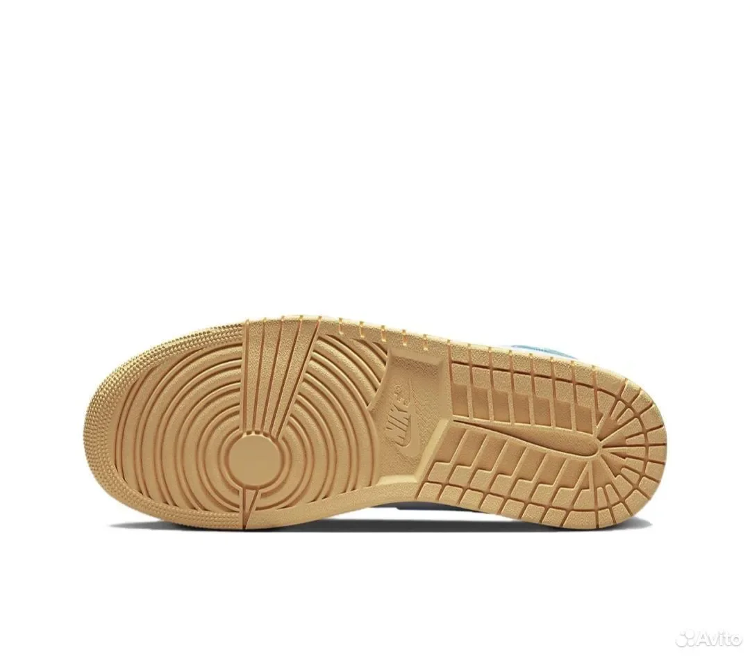 Кроссовки Nike Air Jordan 1 Mid Aquatone - миниатюра 4