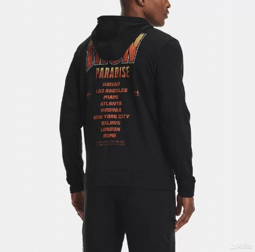 Зип худи Under Armour Project Rock Iron Paradise - миниатюра 3