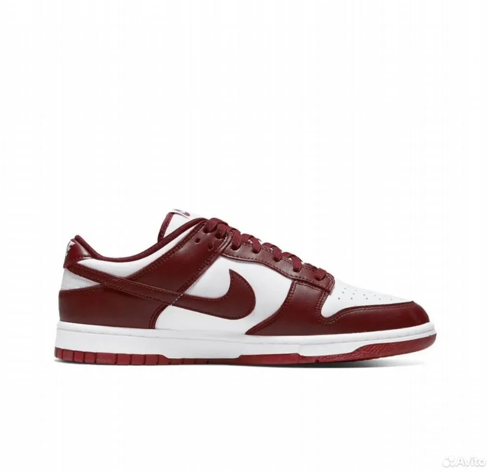 Кроссовки Nike Dunk Low Team Red - миниатюра 2