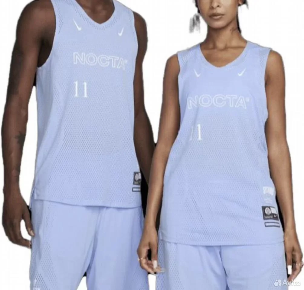 Майка Nike x Nocta Drake DRI Fit Blue - миниатюра 3