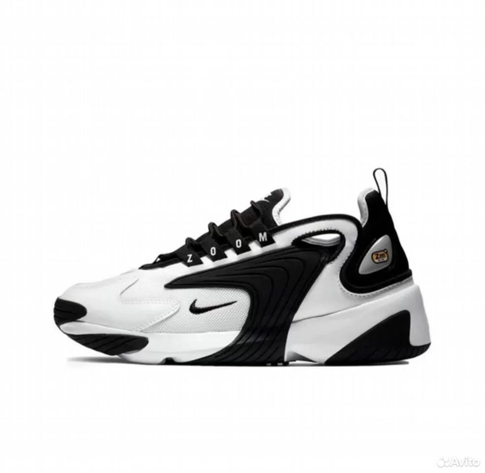 Кроссовки Nike Zoom2k Black & White - миниатюра 2