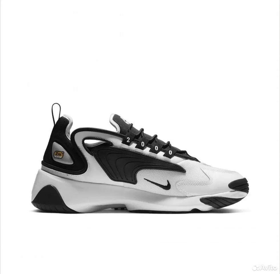 Кроссовки Nike Zoom2k Black & White - миниатюра 3