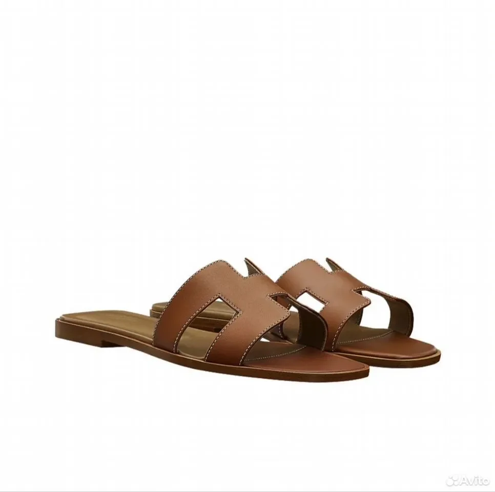 Сандали Hermes Oran Light Brown - изображение 1
