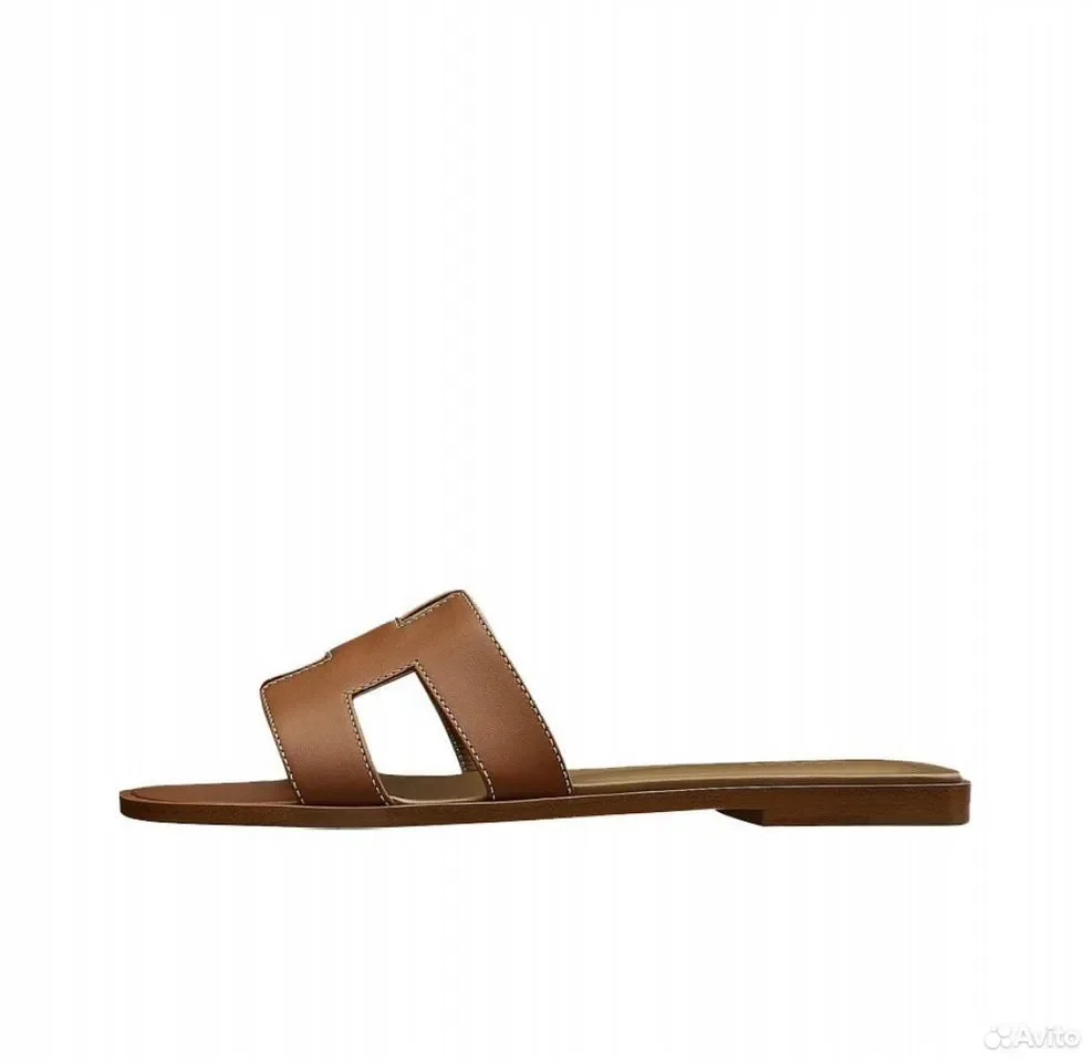 Сандали Hermes Oran Light Brown - миниатюра 2