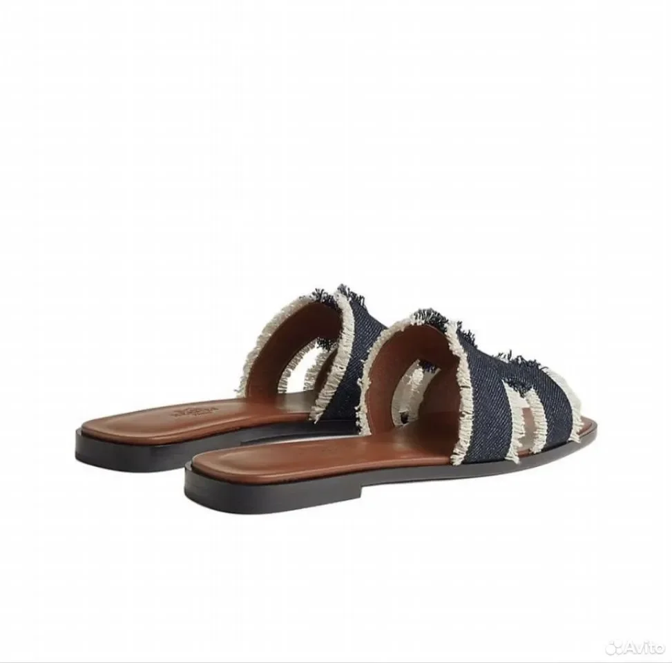 Сандали Hermes Oran Blue Celeste - миниатюра 4