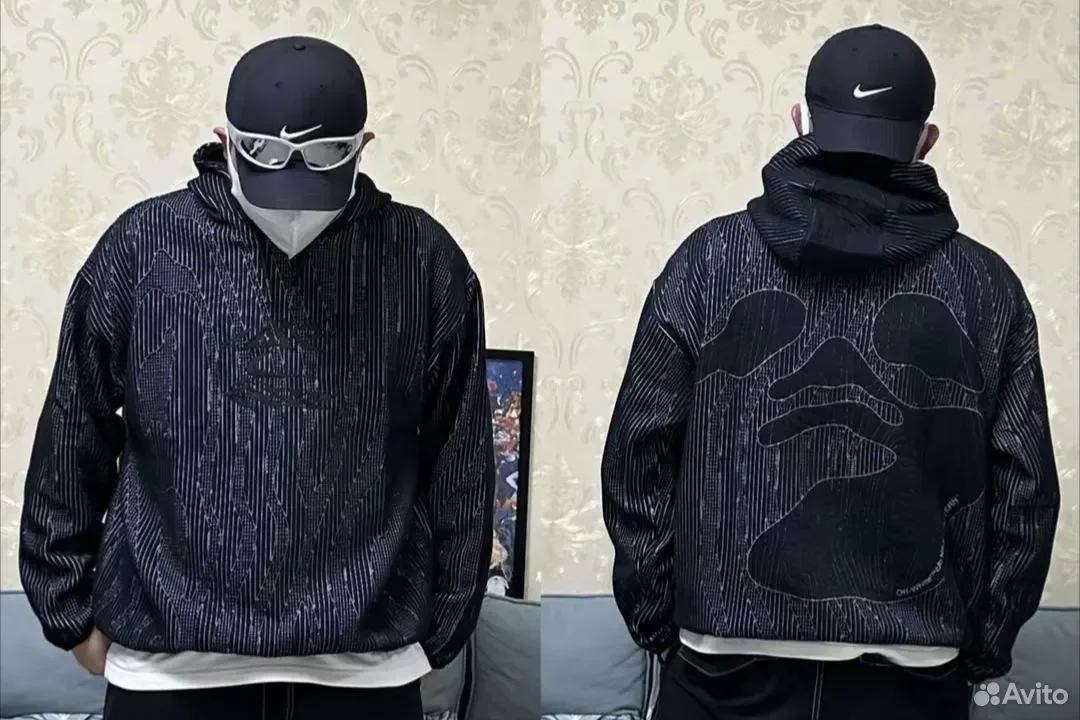 Худи Nike x OFF-white FW23 Black - миниатюра 5