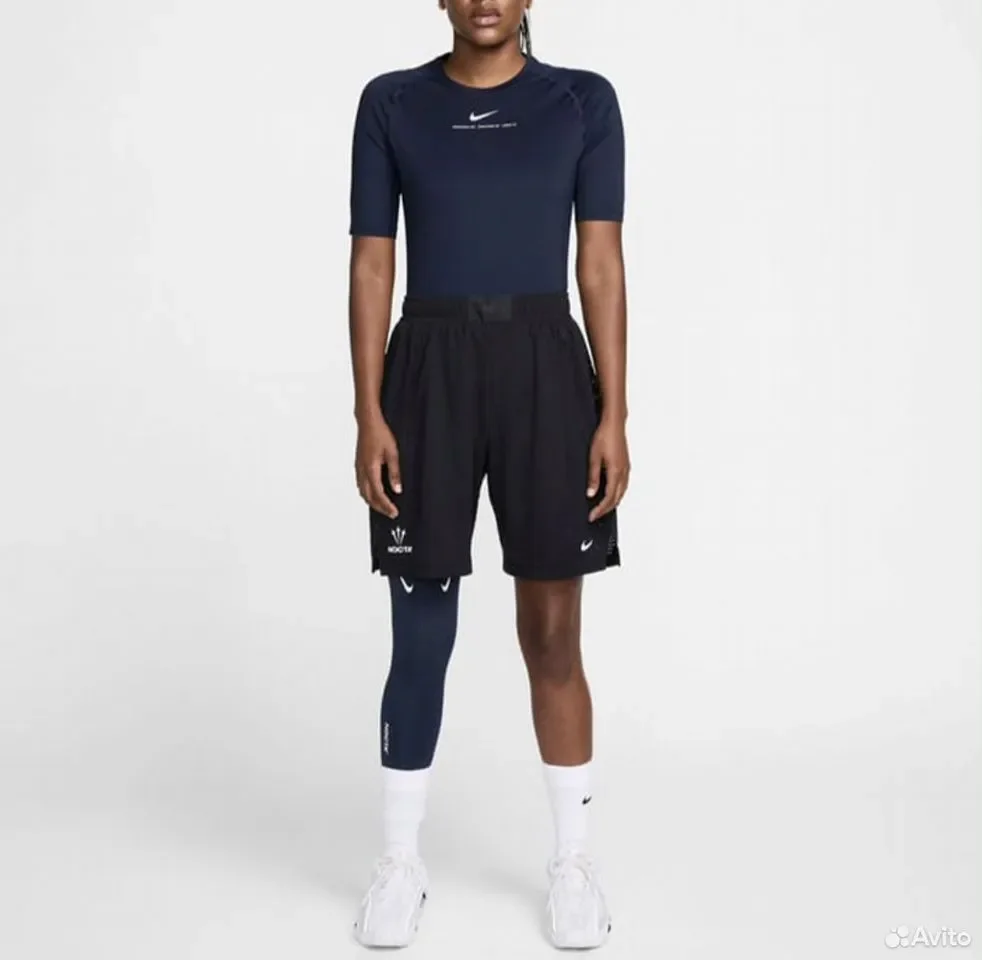 Лонгслив термобельё Nike x Nocta Blue SS 24 Basket - миниатюра 6