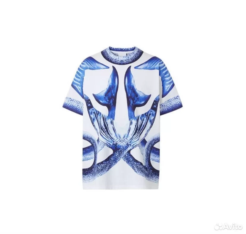 Футболка Burberry SS21 Printing Cotton - миниатюра 2