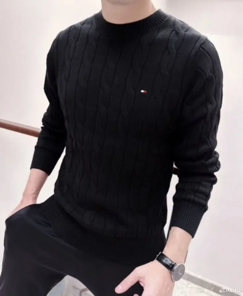 Свитер Tommy Hilfiger Black - миниатюра 2