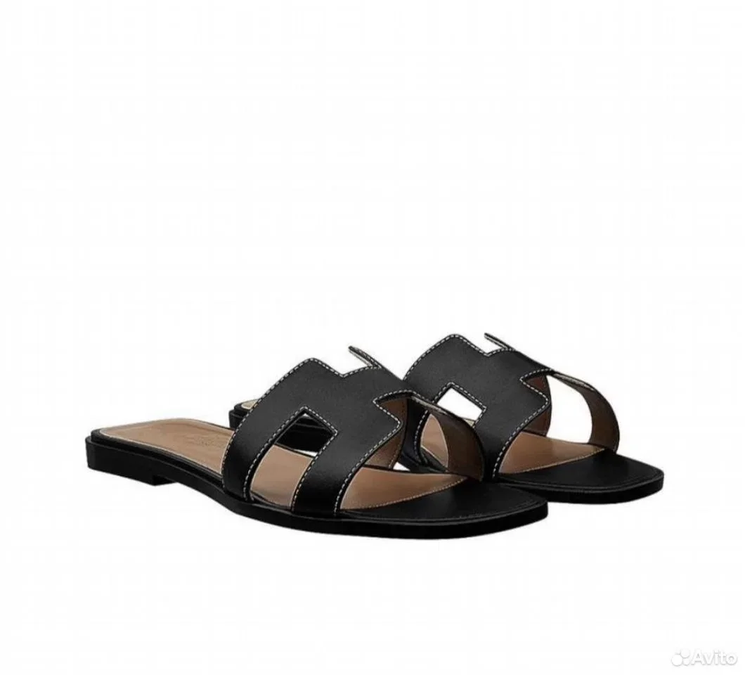 Тапки Hermes Oran - миниатюра 3