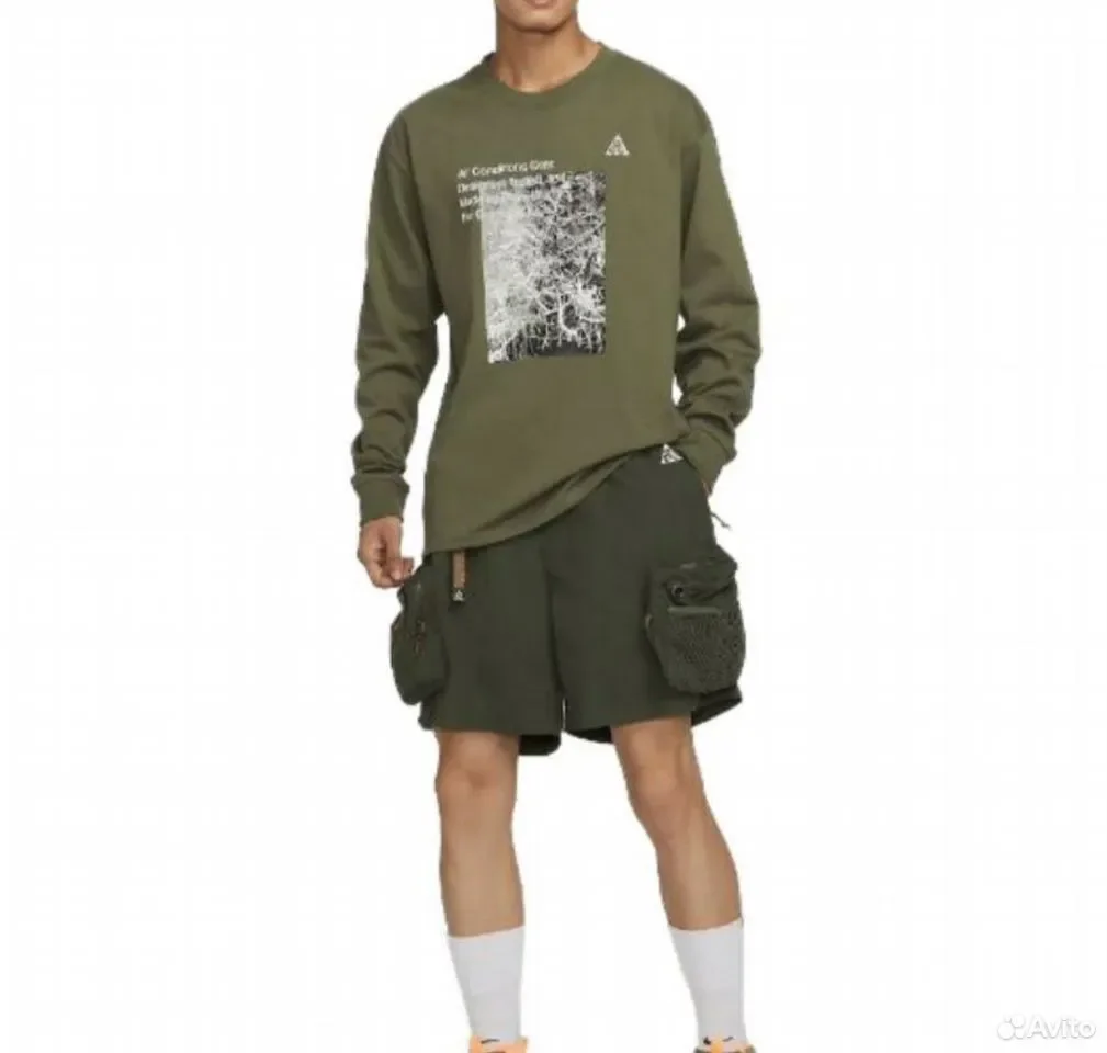 Лонгслив Nike ACG Green - миниатюра 3