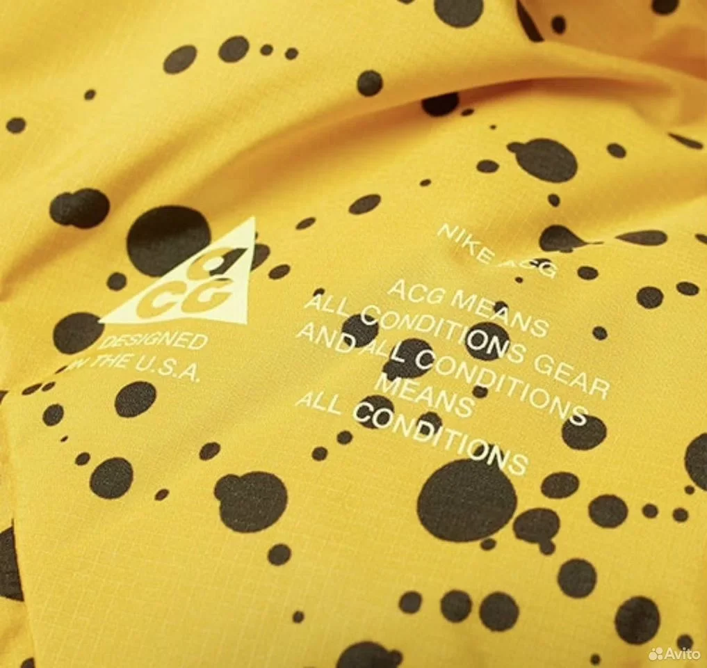 Куртка Nike nikelab ACG down-fill Yellow Jacket - миниатюра 5