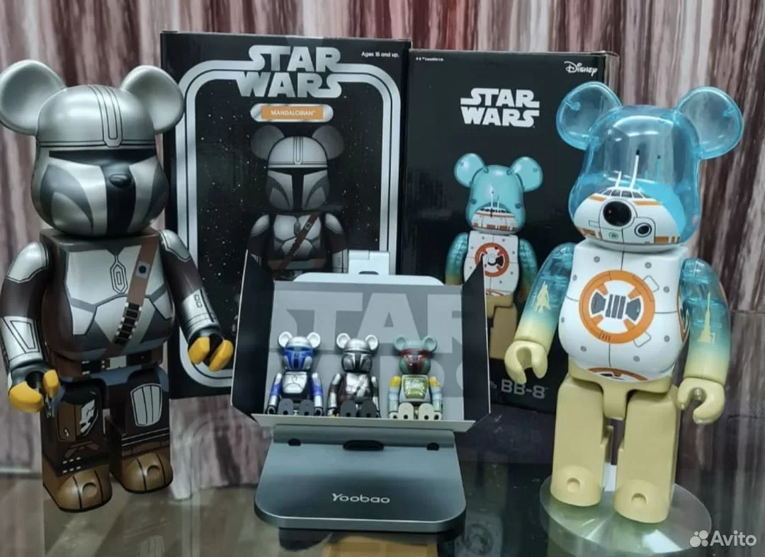Игрушка BearBrick x StarWars Mandalorian - миниатюра 3