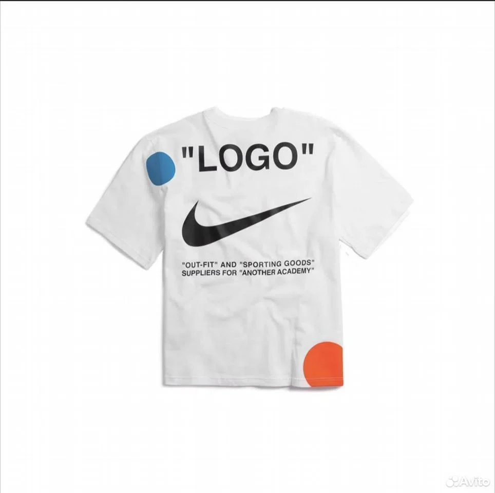 Футболка Nike x OFF-white NRG White - миниатюра 2