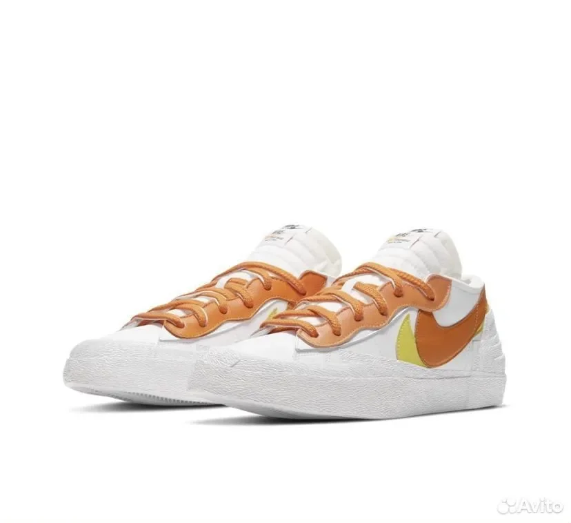 Кроссовки Nike x Sacai Blazer Low "Magma Orange"