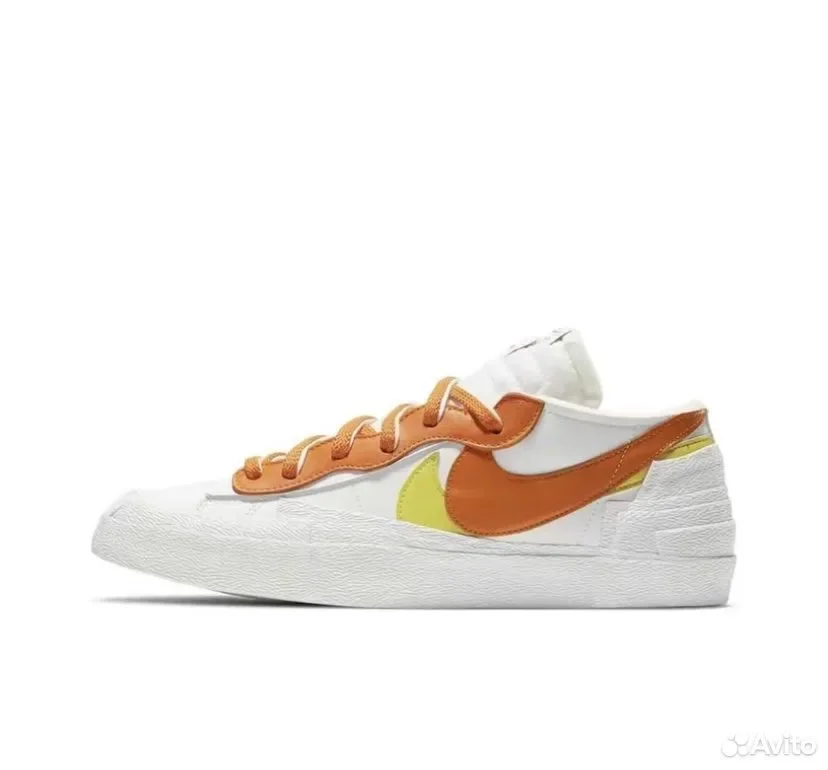 Кроссовки Nike x Sacai Blazer Low "Magma Orange" - миниатюра 2