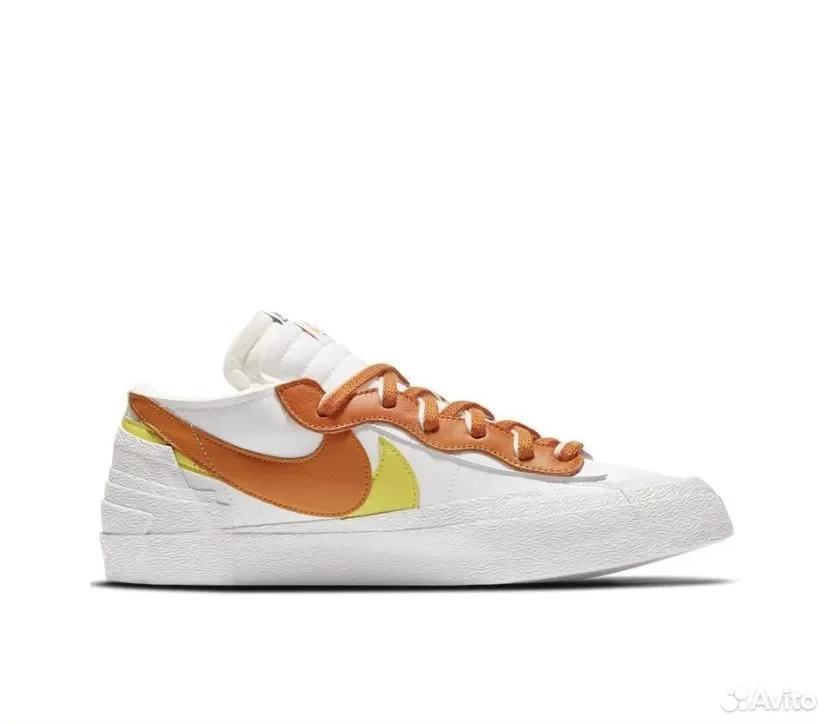 Кроссовки Nike x Sacai Blazer Low "Magma Orange" - миниатюра 3