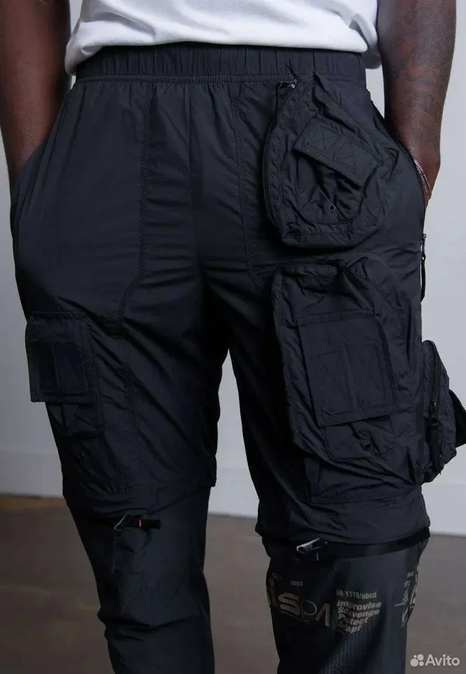 Штаны Nike NRG ispa Men's Pants Black - миниатюра 2
