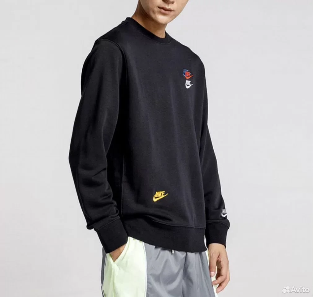 Свитшот Nike Black Multi-Swoosh - миниатюра 2
