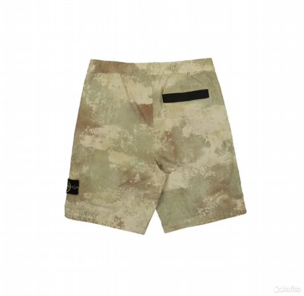 Шорты Stone Island x Jason Statham Bermuda Beige - изображение 1