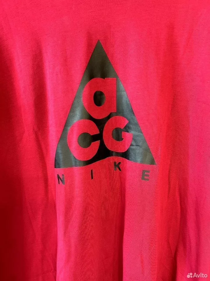 Лонгслив Nike ACG Red - миниатюра 3