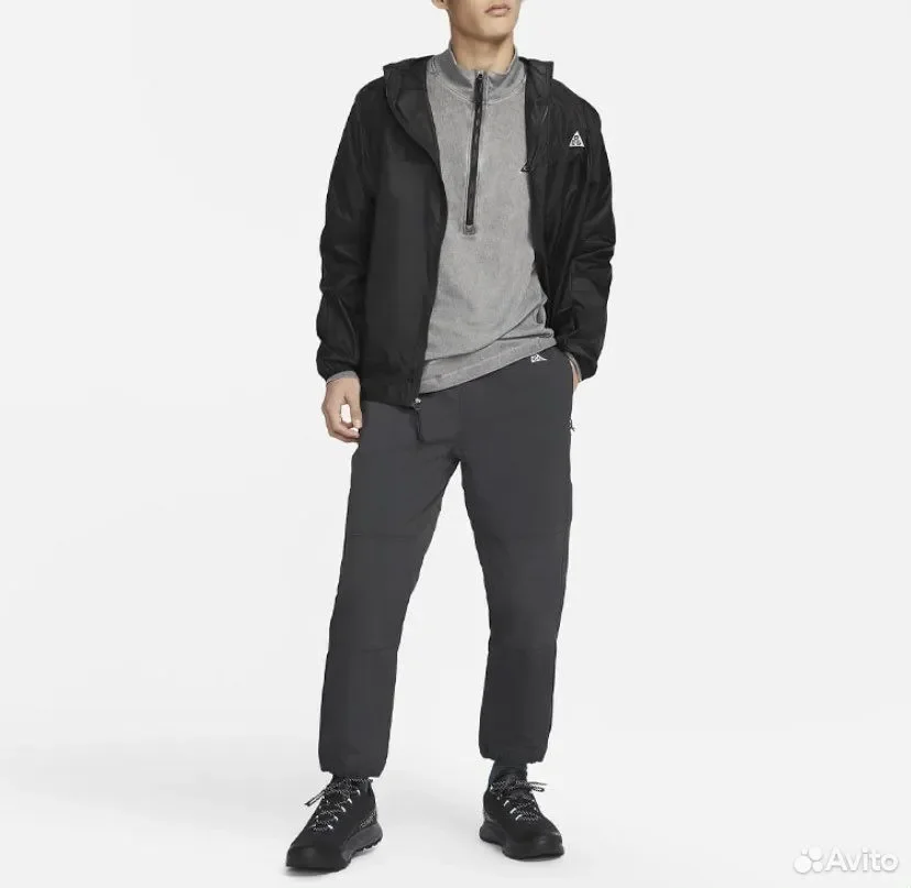 Штаны Nike ACG Solid Color Splicing Belt Casual - миниатюра 3