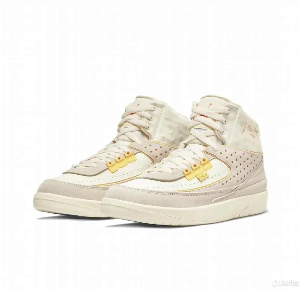 Кроссовки Nike Air Jordan 2 x Union LA Rattan - изображение 1