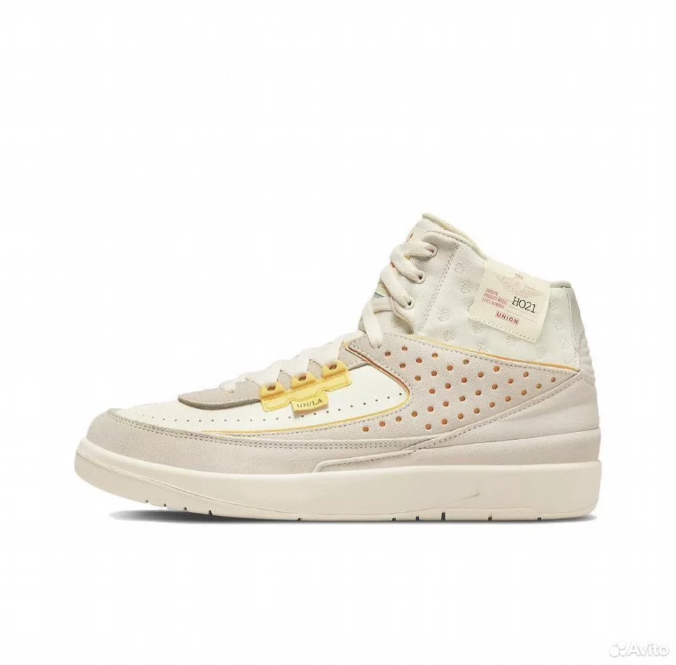 Кроссовки Nike Air Jordan 2 x Union LA Rattan - миниатюра 2