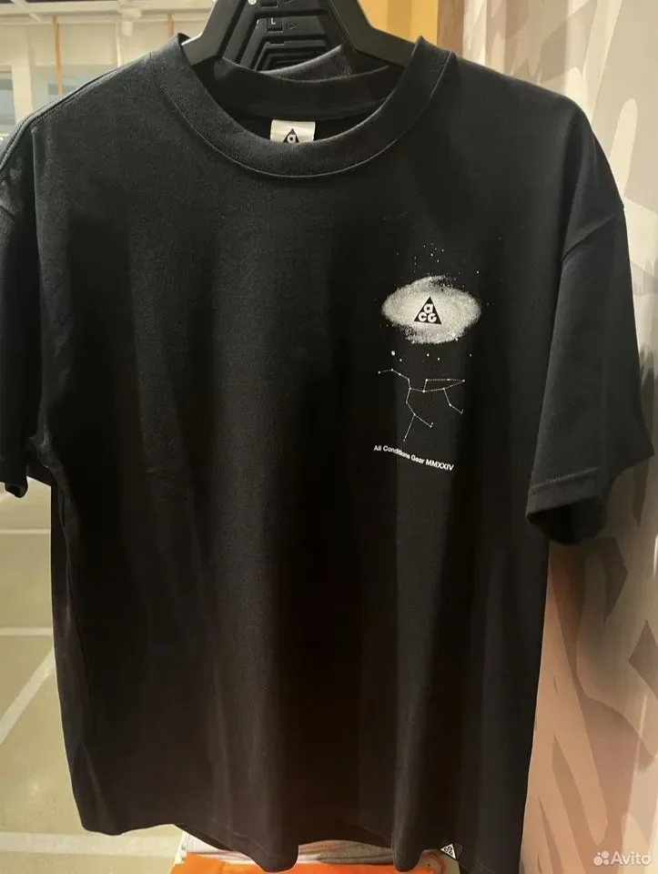 Футболка Nike ACG Black Dri-Fit Galaxy - миниатюра 4