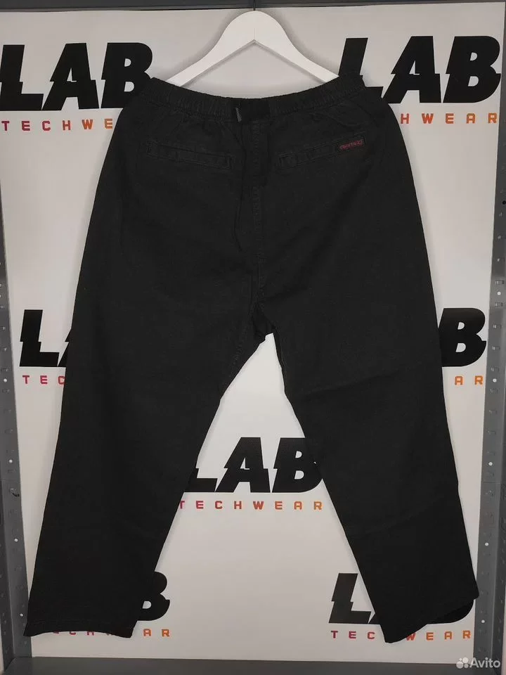 Штаны Gramicci Trappered Loose Pants Black - миниатюра 3