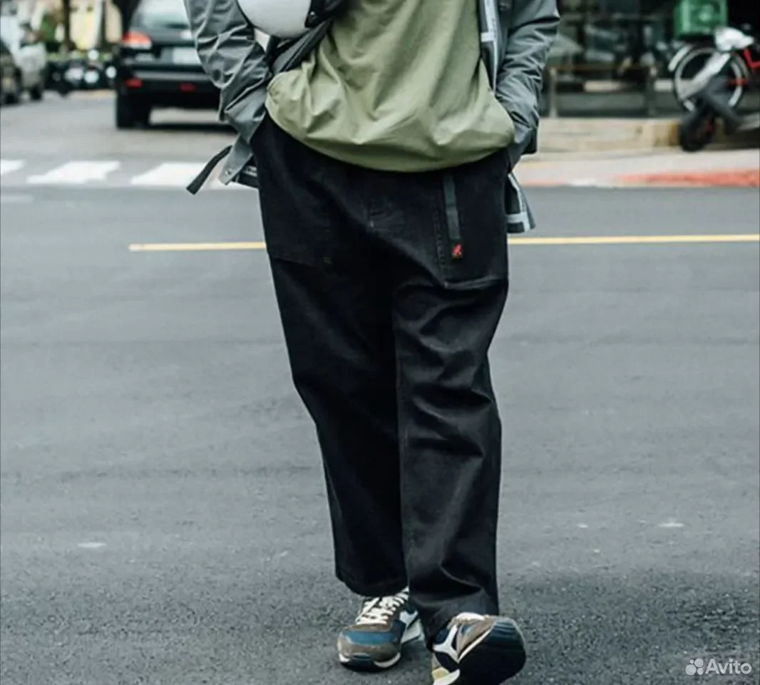 Брюки Gramicci Loose Tapered Pants Black - миниатюра 2