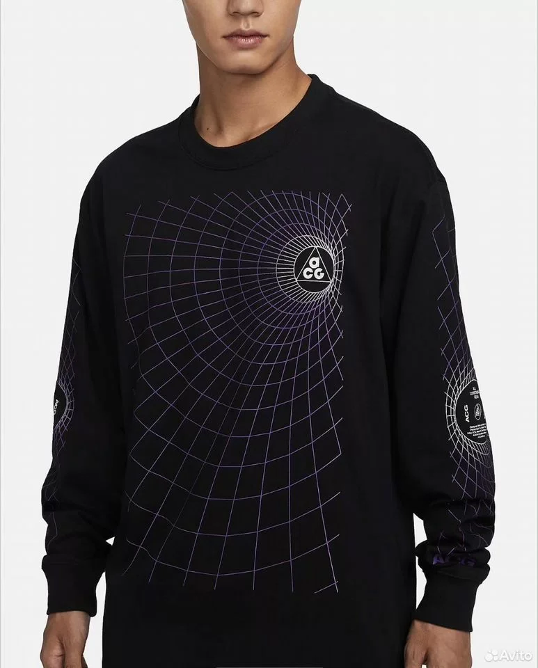 Свитшот nike Acg Manhole Black - миниатюра 3