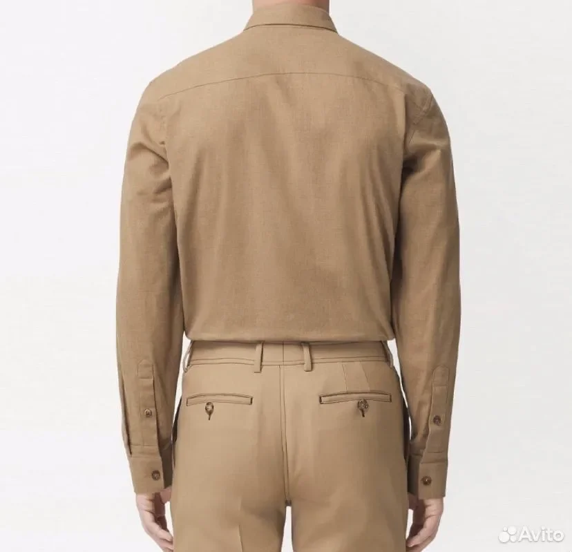 Рубашка Burberry button-down long-sleeve - миниатюра 2