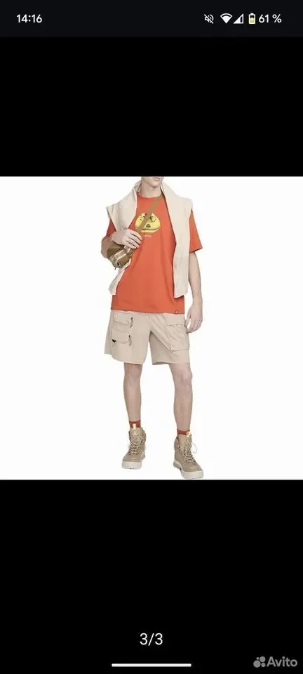Футболка Nike ACG Cruise Boat Orange - миниатюра 2