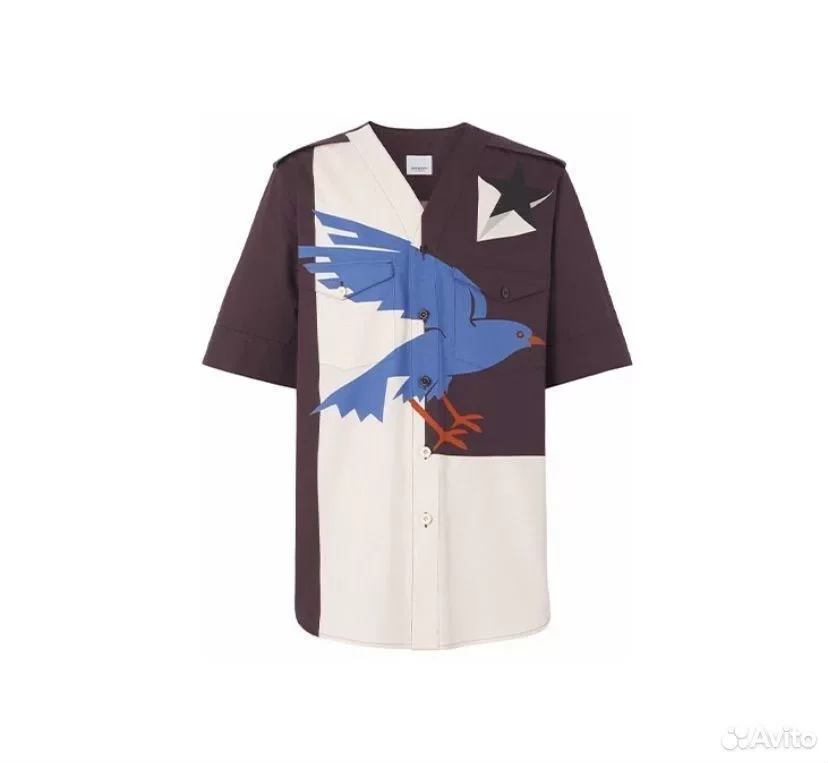 Гавайская рубашка Burberry FW21 Shirt - изображение 1