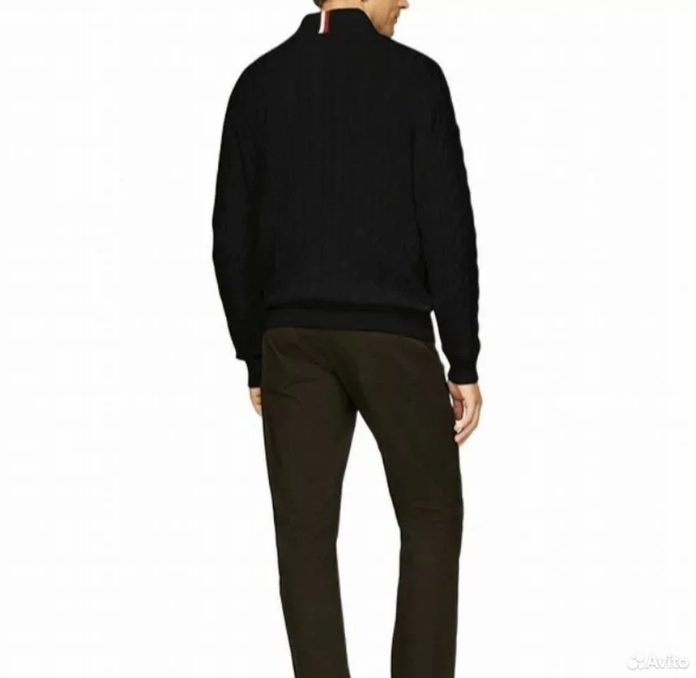 Джемпер на молнии Tommy Hilfiger Blue - миниатюра 3