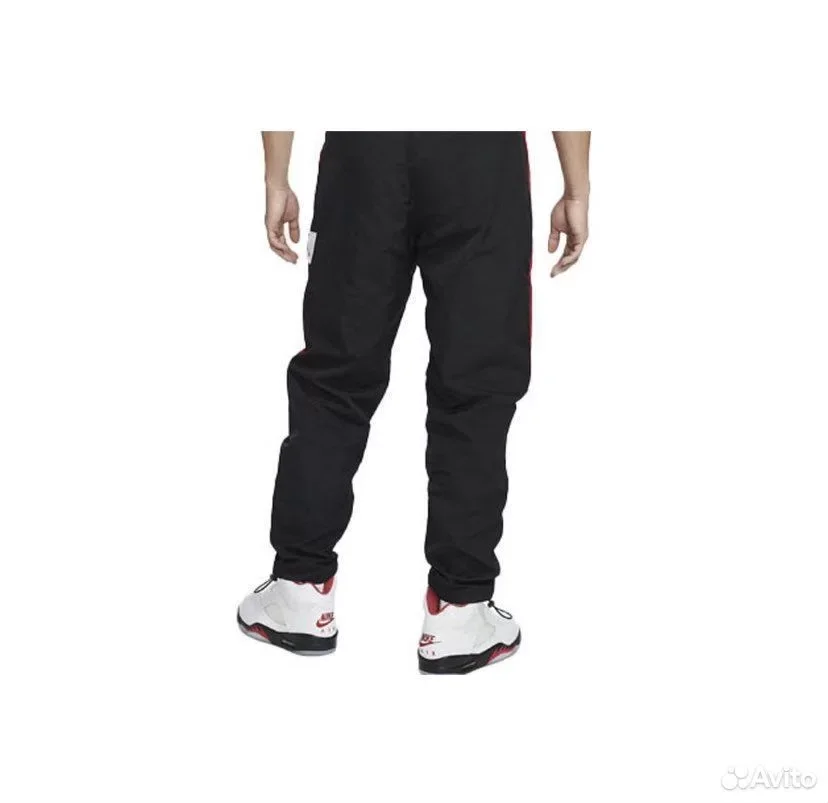 Штаны Air Jordan Flight Suit Black/Red - миниатюра 2