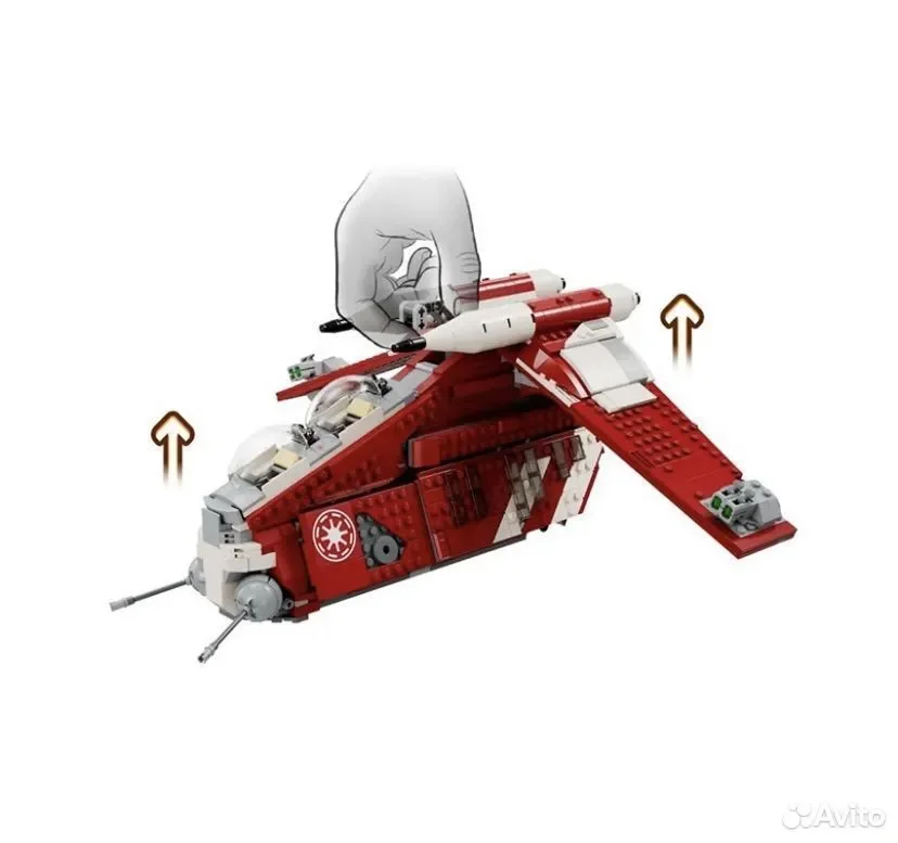 Лего lego Star Wars Coruscant Republic Gunship - миниатюра 4