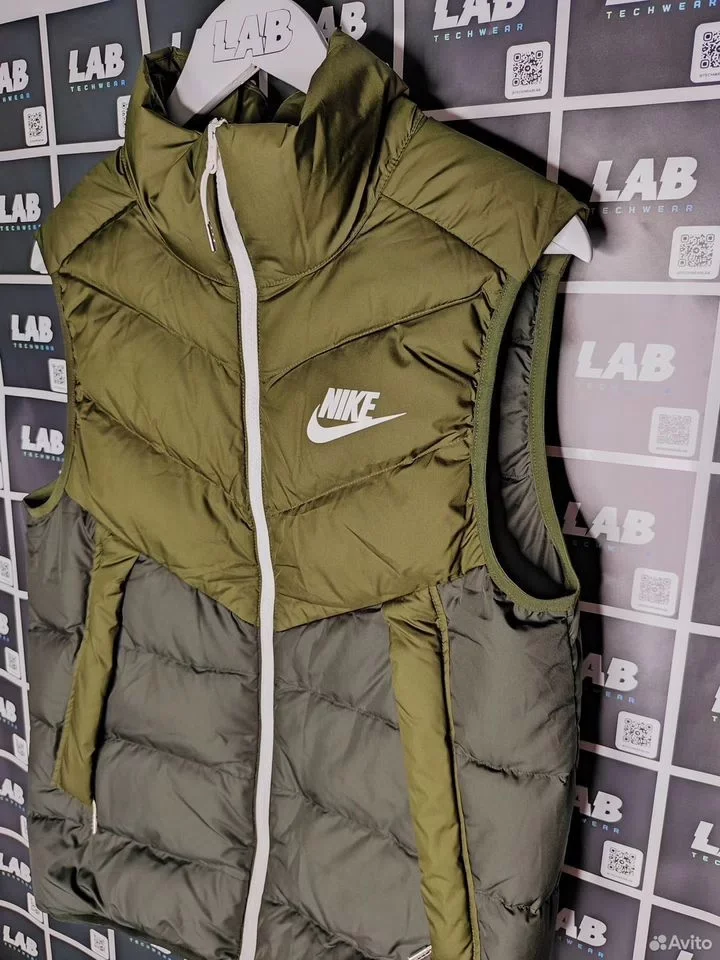 Жилетка Nike Running Logo Green - изображение 1
