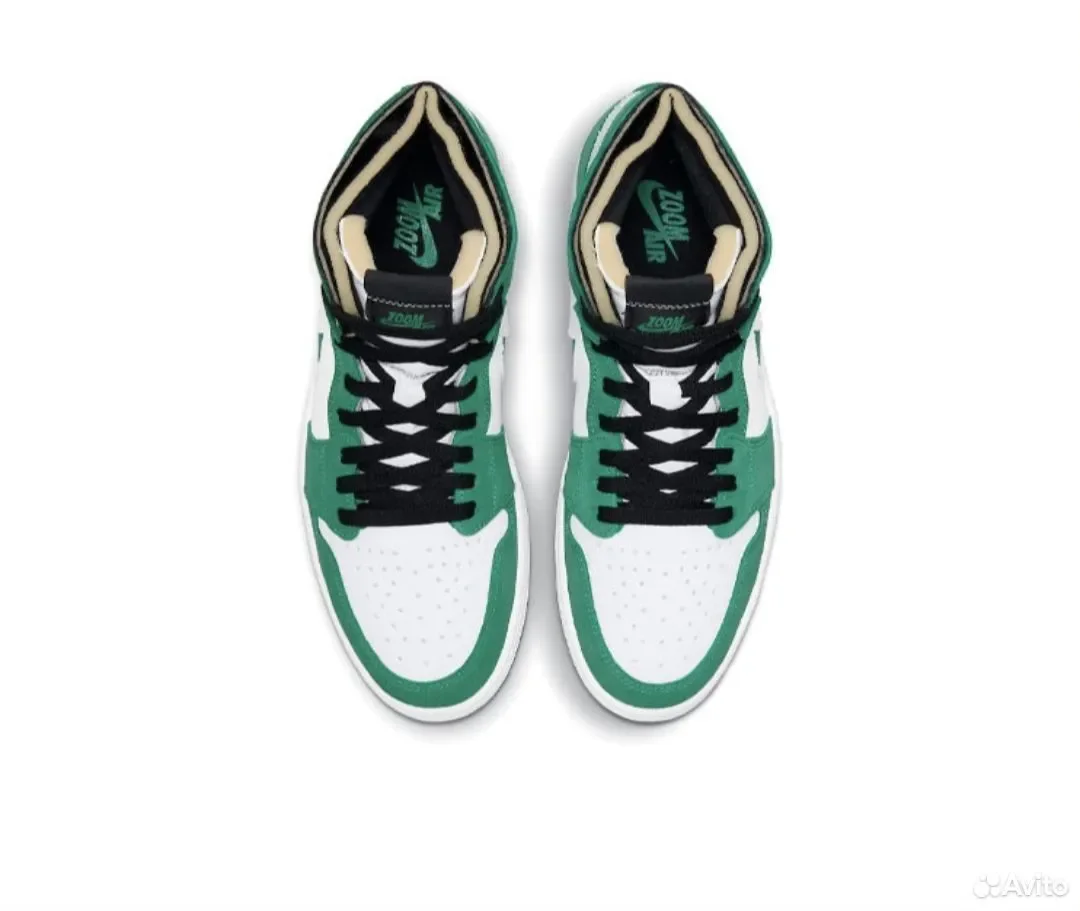 Кроссовки nike AIR Jordan 1 High Zoom cmft Green - миниатюра 2