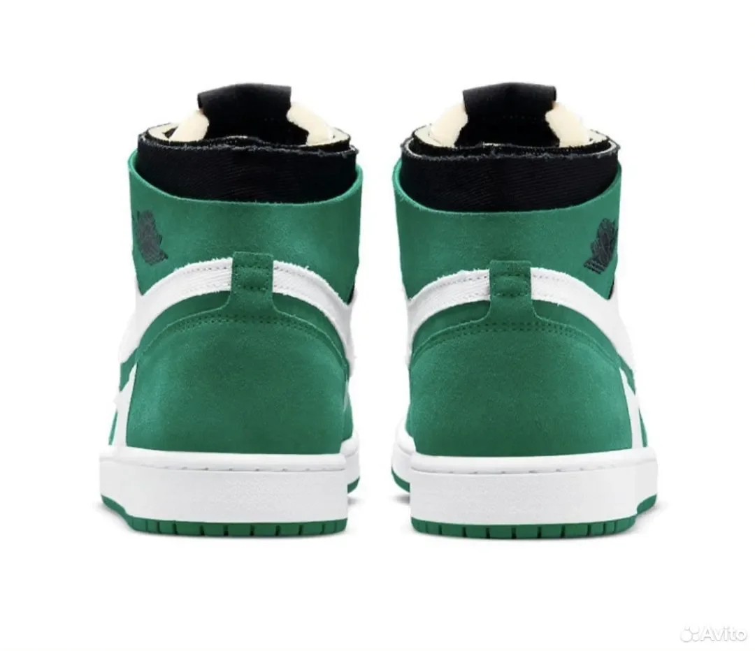 Кроссовки nike AIR Jordan 1 High Zoom cmft Green - миниатюра 3