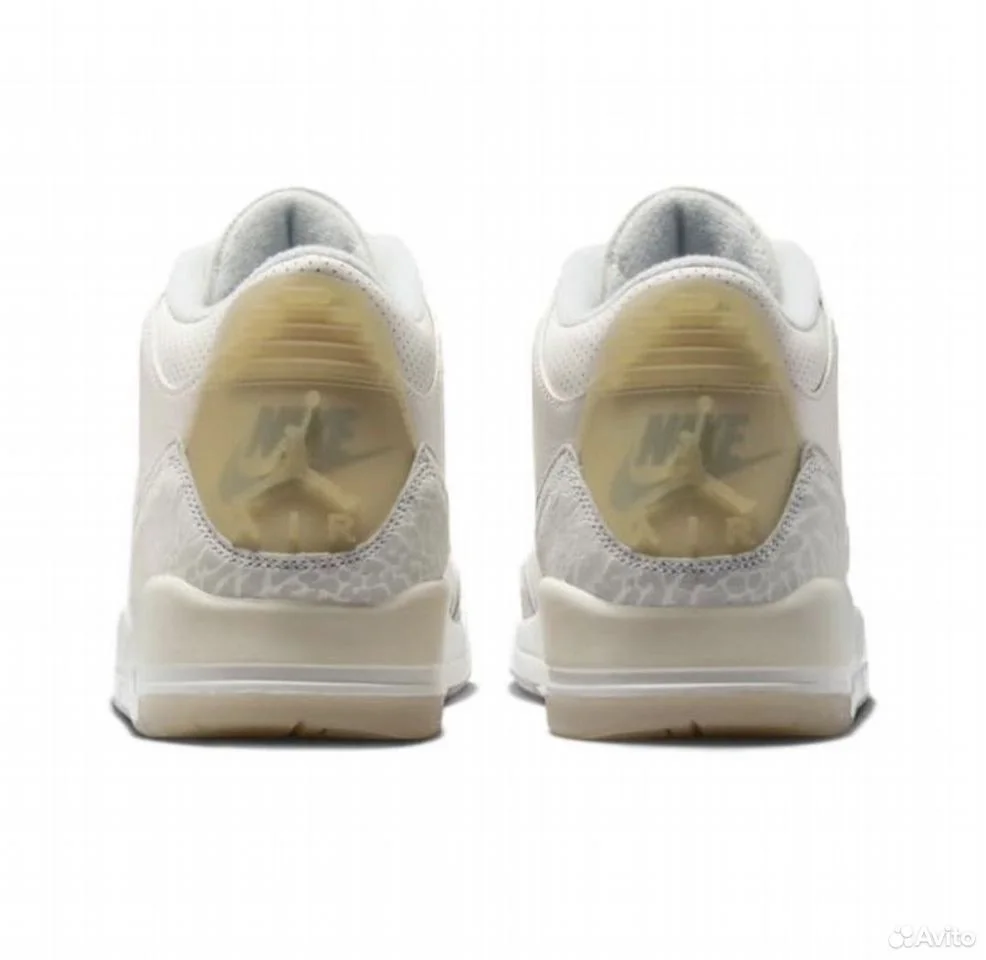 Кроссовки Nike Air Jordan 3 Ivory - миниатюра 2