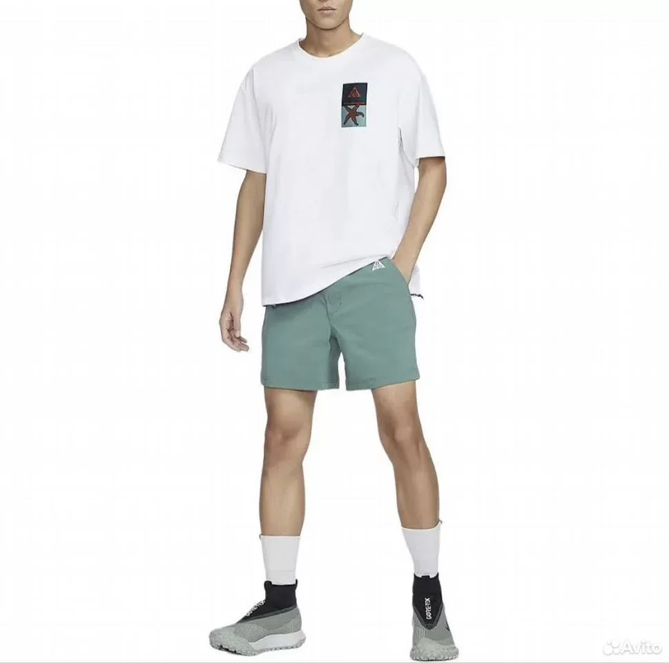 Шорты Nike ACG Hiking Shorts Green - миниатюра 3