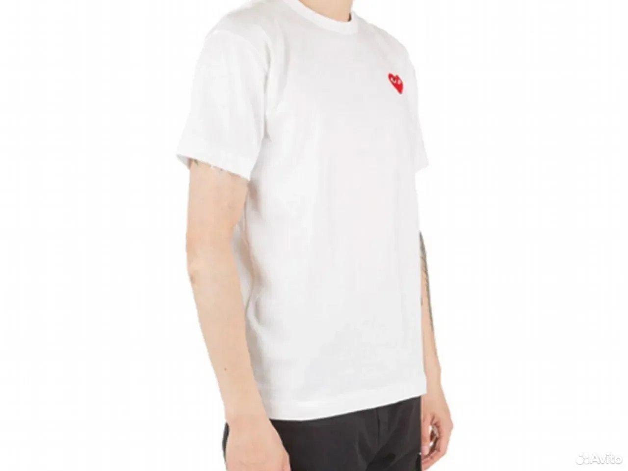 Футболка Comme des Garcons play Red Heart Tee - изображение 1