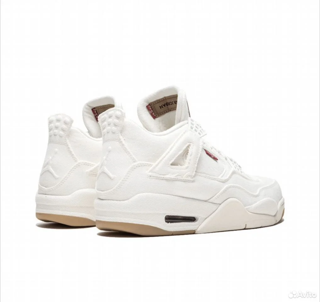 Кроссовки Nike Air Jordan 4 Gold - изображение 1