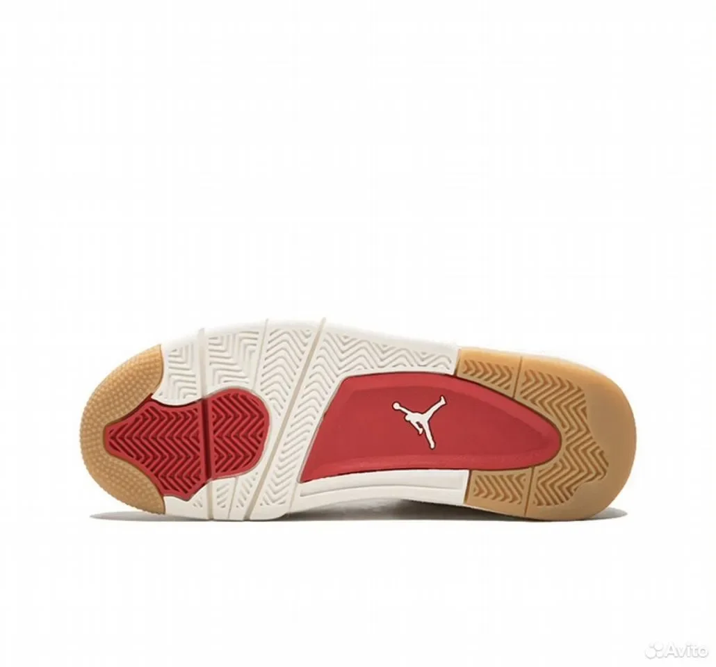 Кроссовки Nike Air Jordan 4 Gold - миниатюра 2