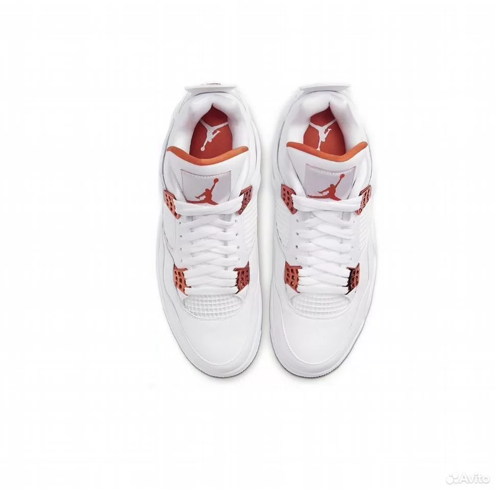 Кроссовки Nike Air Jordan 4 Gold - миниатюра 3