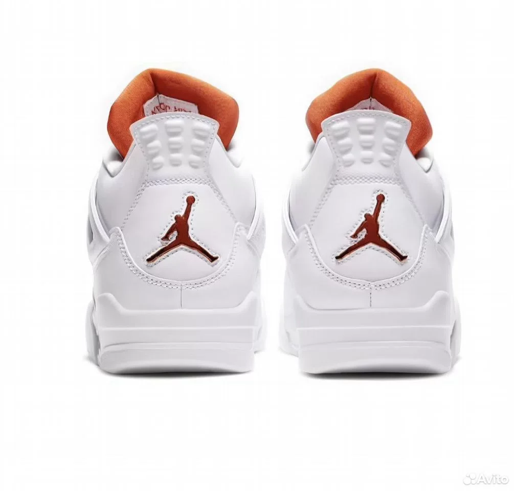 Кроссовки Nike Air Jordan 4 Gold - миниатюра 4
